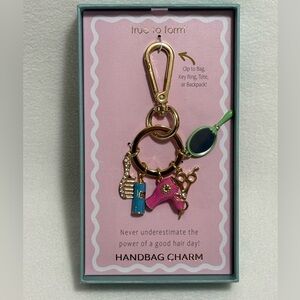 True to Form New In Box Hair Styling Handbag Charm Keychain